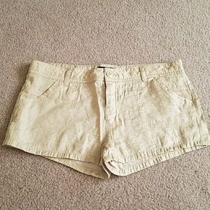 Gold shorts